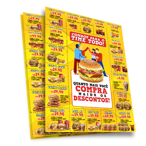 PANFLETO DESCONTO 15X21CM