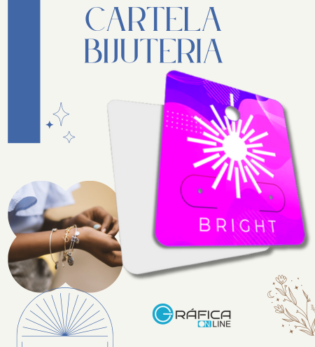 CARTELA DE BIJUTERIA 40X45mm 250GR - UV 1/0