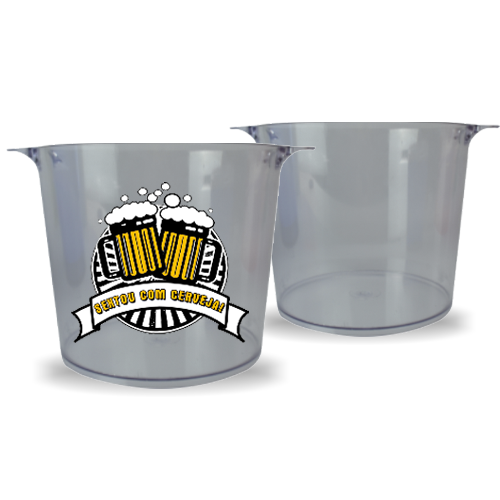 BALDE DE ACRÍLICO 5L CRISTAL