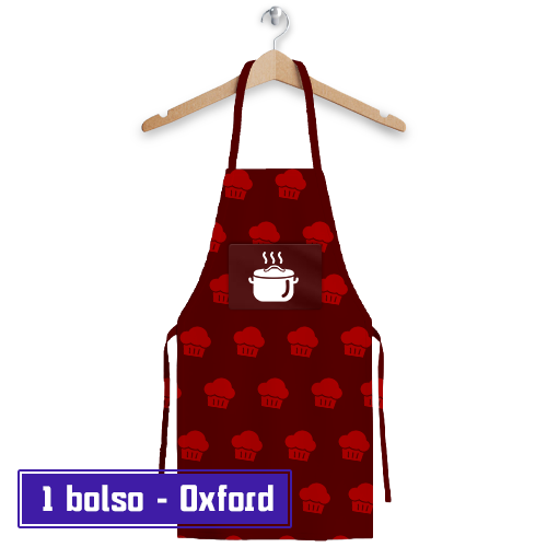 Avental Com Bolso | 60x80cm | 1 Bolso | Oxford