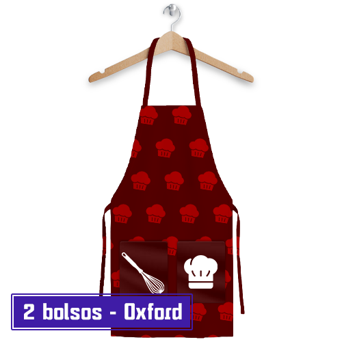 Avental Com Bolso | 60x80cm | 2 Bolsos | Oxford