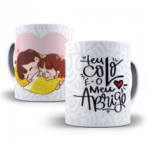 CANECA PERSONALIZADA DE PORCELANA BRANCA