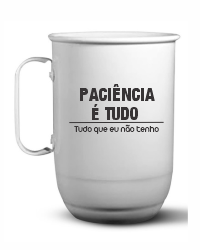 CANECA ALUMÍNIO 600ml