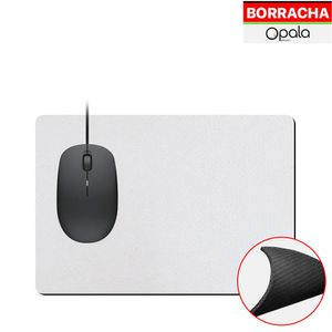 MOUSE PAD retangular de borracha personalizado 20x24cm